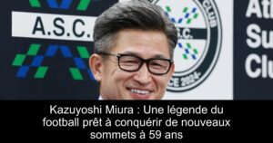 Kazuyoshi Miura : Une légende du football prêt à conquérir de nouveaux sommets à 59 ans