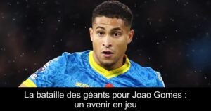 La bataille des géants pour Joao Gomes : un avenir en jeu