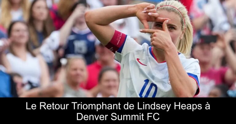 Le Retour Triomphant de Lindsey Heaps à Denver Summit FC