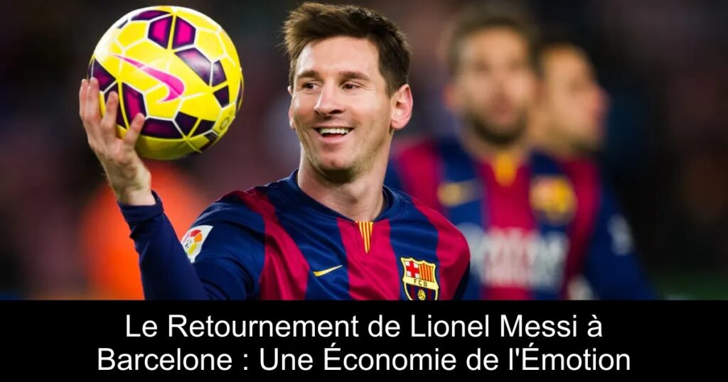 Le Retournement de Lionel Messi à Barcelone : Une Économie de l&rsquo;Émotion