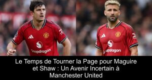 Le Temps de Tourner la Page pour Maguire et Shaw : Un Avenir Incertain à Manchester United