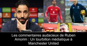 Les commentaires audacieux de Ruben Amorim : Un tourbillon médiatique à Manchester United