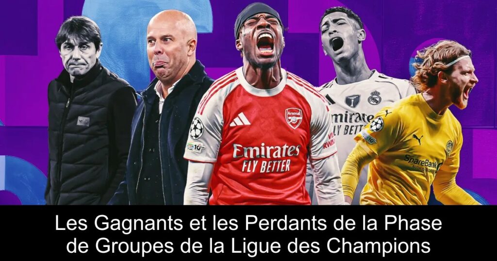 Les Gagnants et les Perdants de la Phase de Groupes de la Ligue des Champions