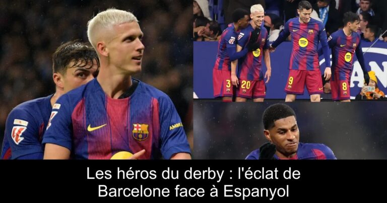 Les héros du derby : l'éclat de Barcelone face à Espanyol