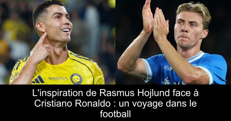 L'inspiration de Rasmus Hojlund face à Cristiano Ronaldo : un voyage dans le football
