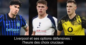 Liverpool et ses options défensives : l'heure des choix cruciaux
