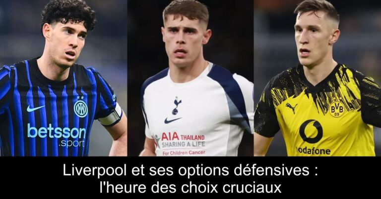 Liverpool et ses options défensives : l'heure des choix cruciaux