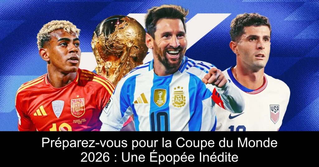 Préparez-vous pour la Coupe du Monde 2026 : Une Épopée Inédite