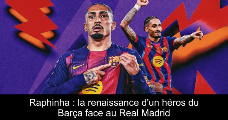 Raphinha : la renaissance d'un héros du Barça face au Real Madrid