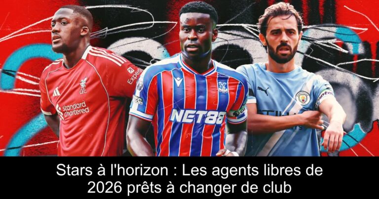 Stars à l'horizon : Les agents libres de 2026 prêts à changer de club