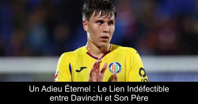 Un Adieu Éternel : Le Lien Indéfectible entre Davinchi et Son Père