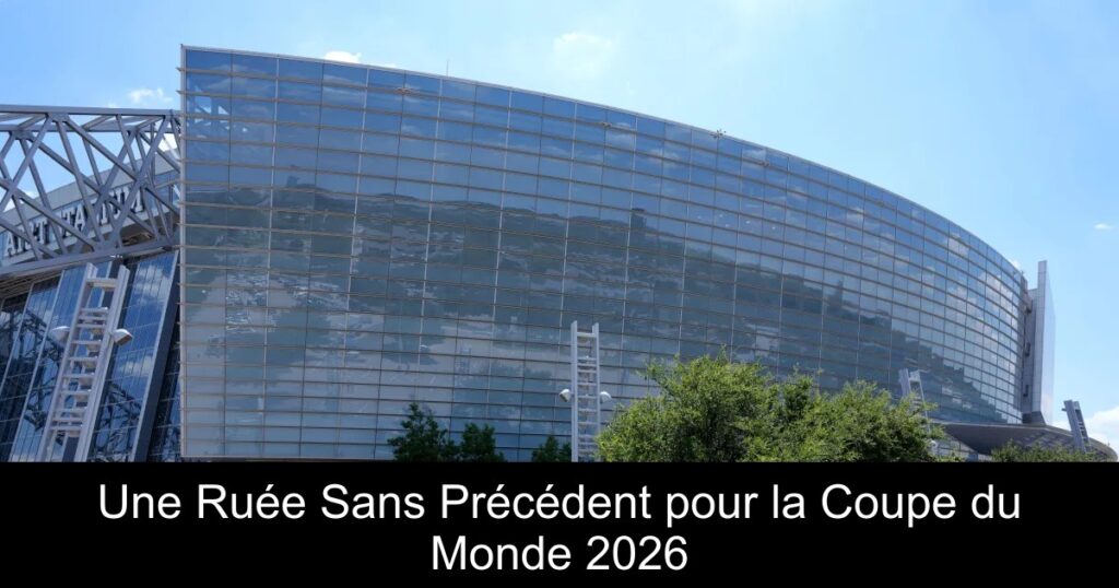 Une Ruée Sans Précédent pour la Coupe du Monde 2026
