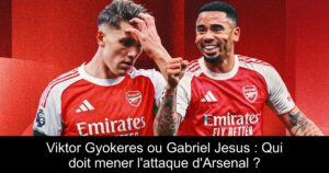 Viktor Gyokeres ou Gabriel Jesus : Qui doit mener l'attaque d'Arsenal ?