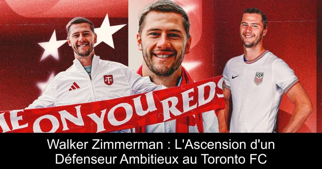 Walker Zimmerman : L&rsquo;Ascension d&rsquo;un Défenseur Ambitieux au Toronto FC