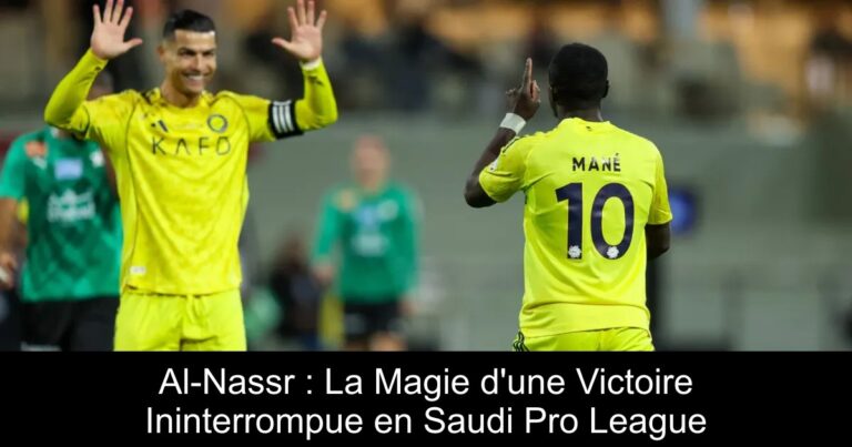 Al-Nassr : La Magie d'une Victoire Ininterrompue en Saudi Pro League