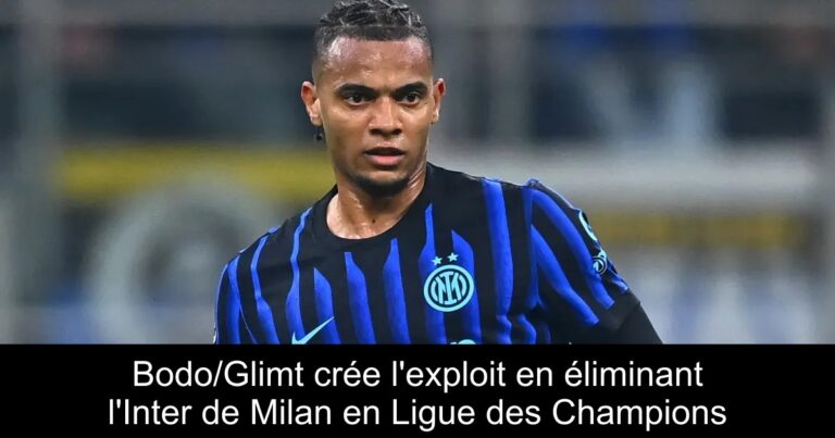 Bodo/Glimt crée l'exploit en éliminant l'Inter de Milan en Ligue des Champions