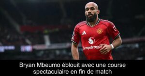Bryan Mbeumo éblouit avec une course spectaculaire en fin de match
