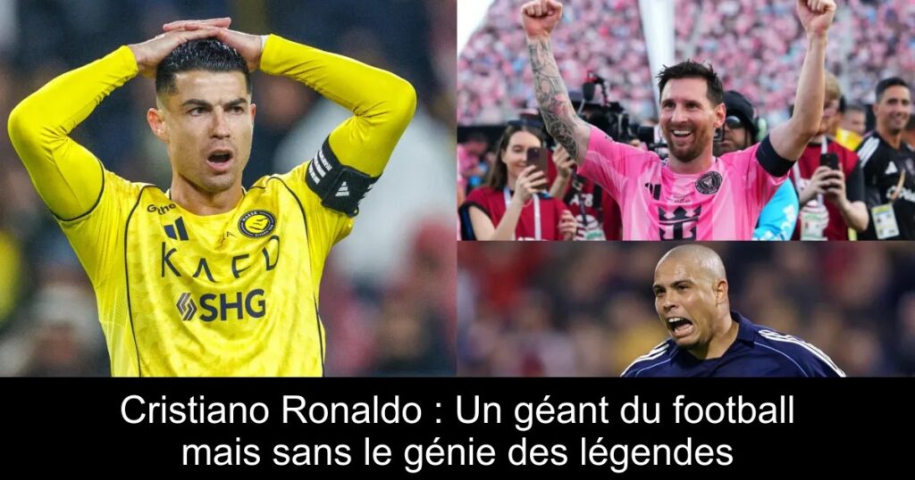 Cristiano Ronaldo : Un géant du football mais sans le génie des légendes