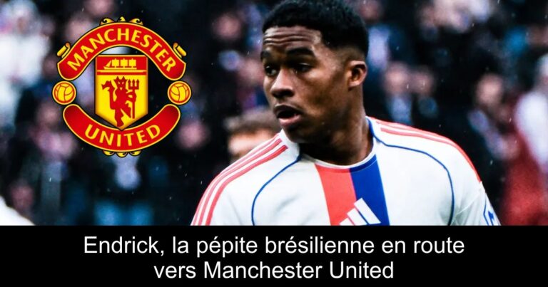 Endrick, la pépite brésilienne en route vers Manchester United