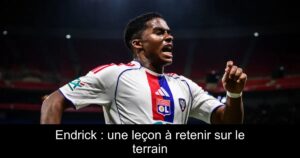 Endrick : une leçon à retenir sur le terrain