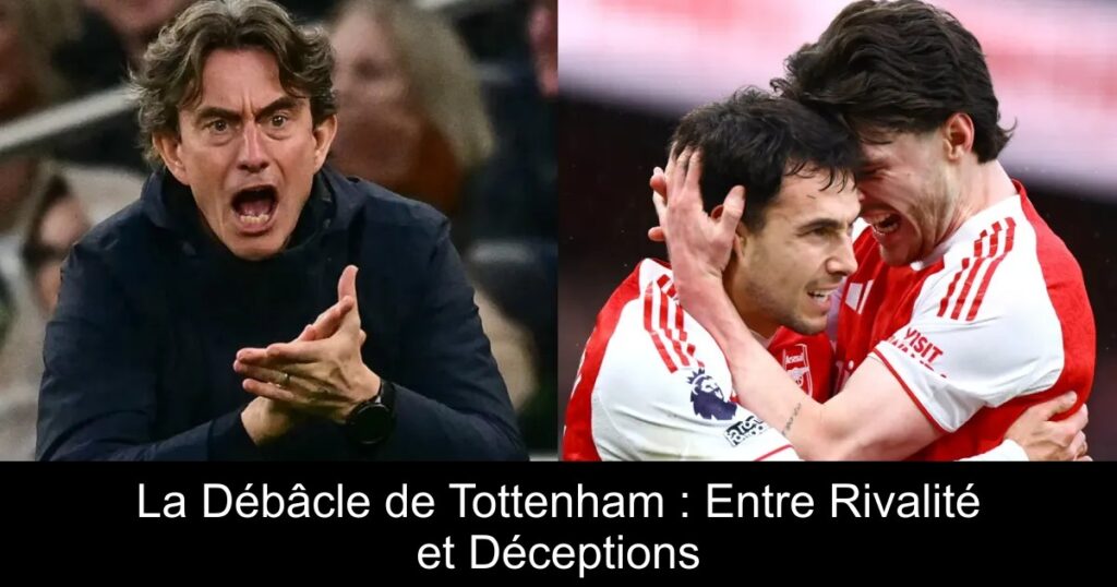 La Débâcle de Tottenham : Entre Rivalité et Déceptions