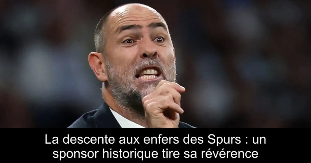 La descente aux enfers des Spurs : un sponsor historique tire sa révérence