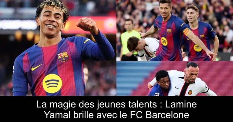 La magie des jeunes talents : Lamine Yamal brille avec le FC Barcelone