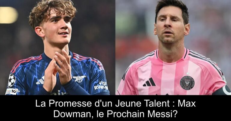 La Promesse d'un Jeune Talent : Max Dowman, le Prochain Messi?