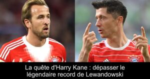 La quête d&rsquo;Harry Kane : dépasser le légendaire record de Lewandowski