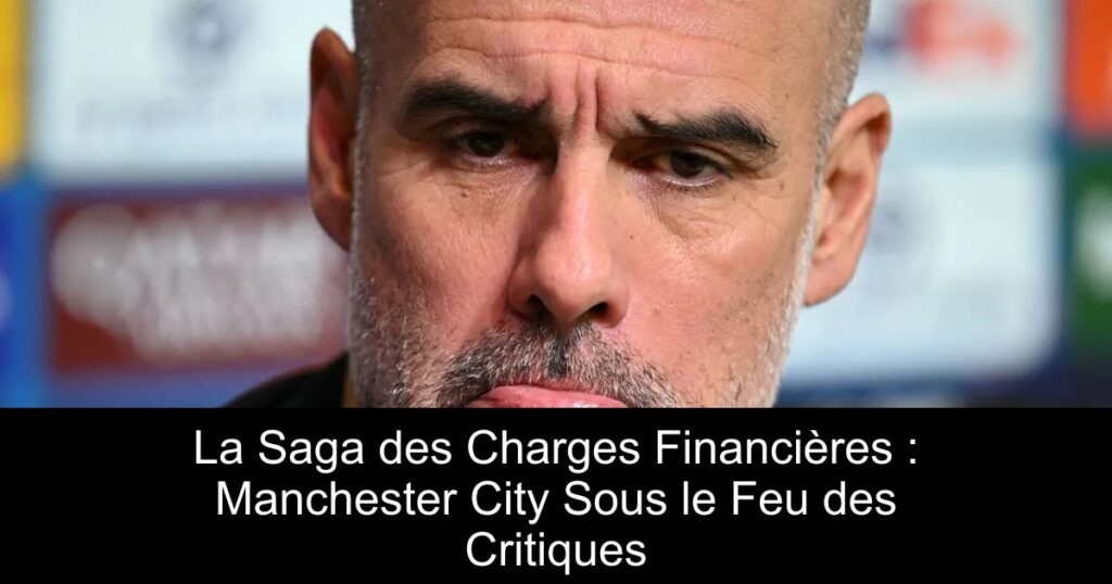 La Saga des Charges Financières : Manchester City Sous le Feu des Critiques