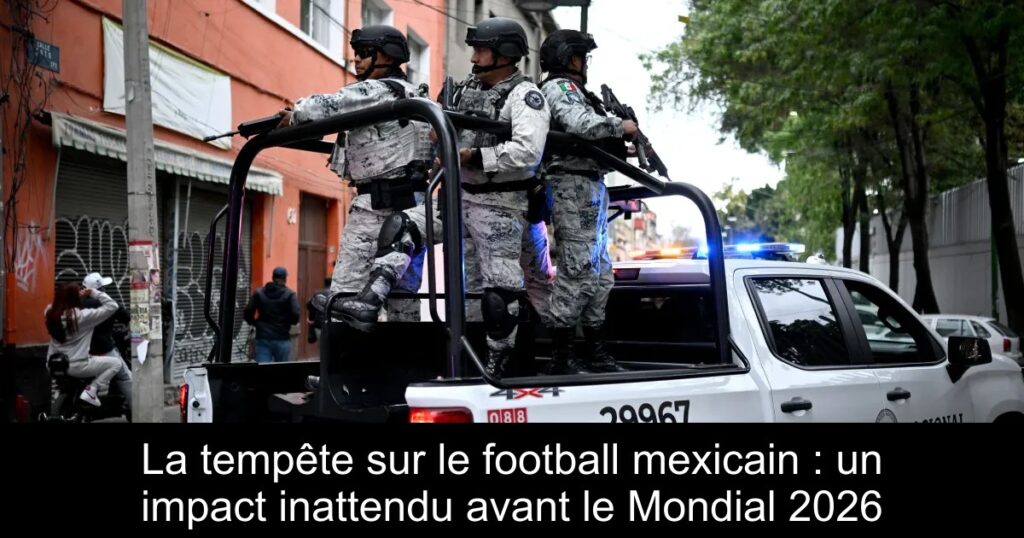 La tempête sur le football mexicain : un impact inattendu avant le Mondial 2026