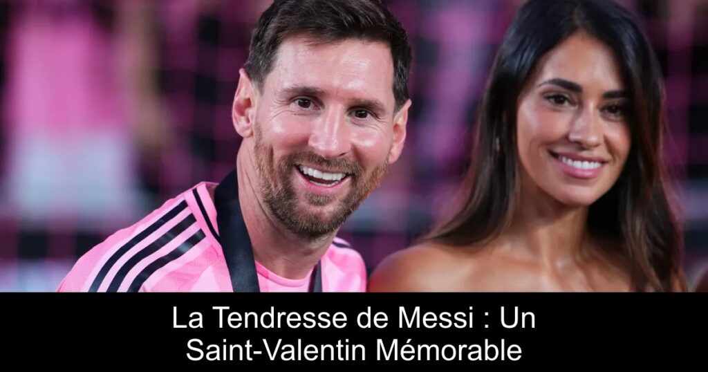 La Tendresse de Messi : Un Saint-Valentin Mémorable