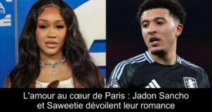 L&rsquo;amour au cœur de Paris : Jadon Sancho et Saweetie dévoilent leur romance