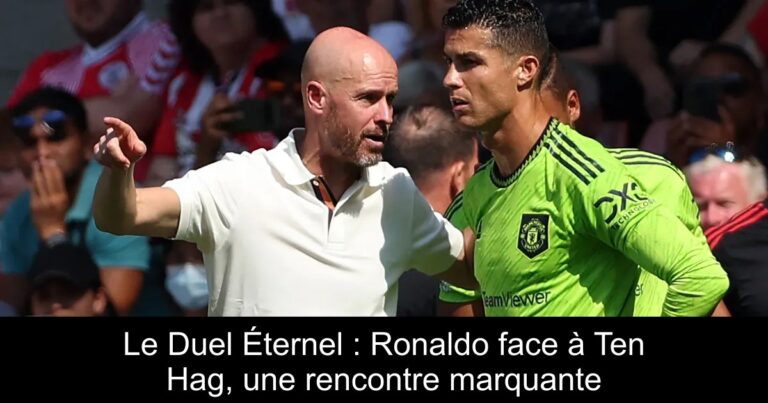 Le Duel Éternel : Ronaldo face à Ten Hag, une rencontre marquante