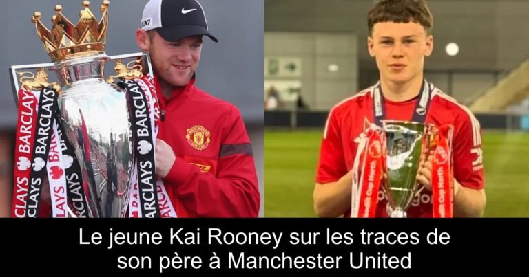 Le jeune Kai Rooney sur les traces de son père à Manchester United