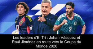 Les leaders d&rsquo;El Tri : Johan Vásquez et Raúl Jiménez en route vers la Coupe du Monde 2026