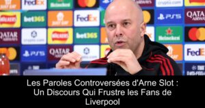 Les Paroles Controversées d&rsquo;Arne Slot : Un Discours Qui Frustre les Fans de Liverpool