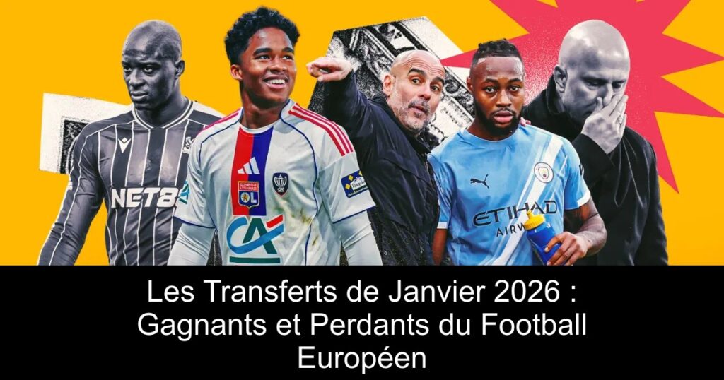 Les Transferts de Janvier 2026 : Gagnants et Perdants du Football Européen
