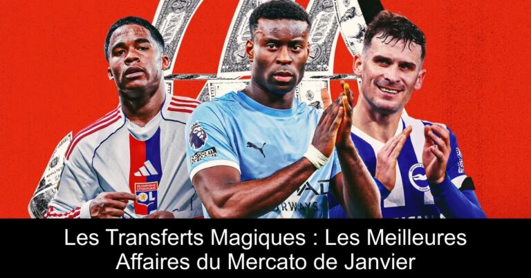 Les Transferts Magiques : Les Meilleures Affaires du Mercato de Janvier