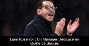 Liam Rosenior : Un Manager Dédicacé en Quête de Succès