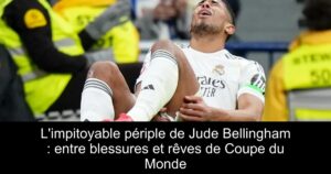L&rsquo;impitoyable périple de Jude Bellingham : entre blessures et rêves de Coupe du Monde
