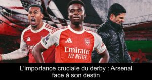 L&rsquo;importance cruciale du derby : Arsenal face à son destin