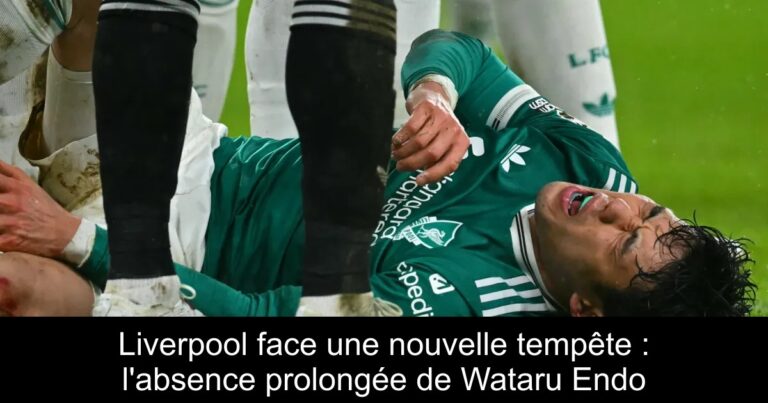 Liverpool face une nouvelle tempête : l'absence prolongée de Wataru Endo