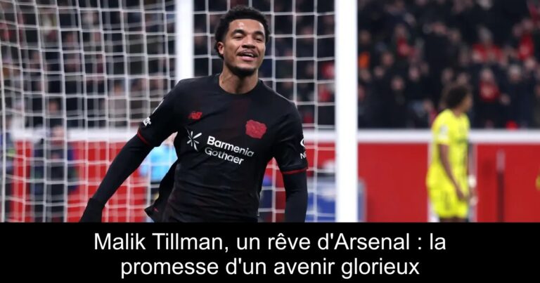 Malik Tillman, un rêve d'Arsenal : la promesse d'un avenir glorieux