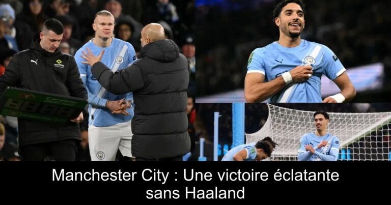 Manchester City : Une victoire éclatante sans Haaland
