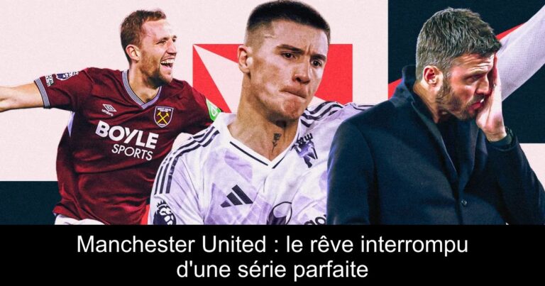 Manchester United : le rêve interrompu d'une série parfaite