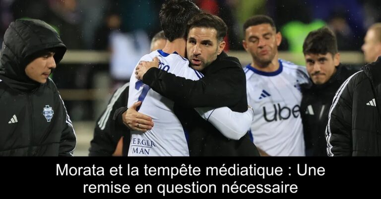 Morata et la tempête médiatique : Une remise en question nécessaire