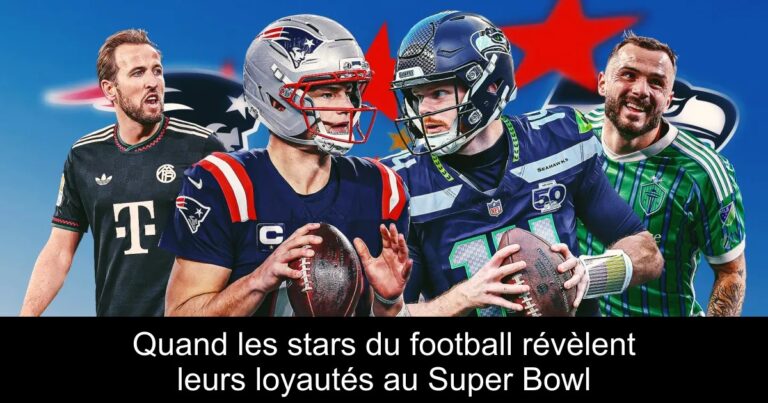 Quand les stars du football révèlent leurs loyautés au Super Bowl