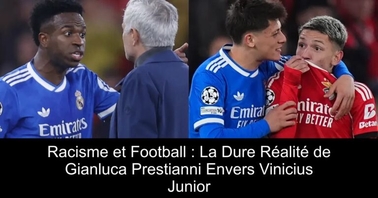 Racisme et Football : La Dure Réalité de Gianluca Prestianni Envers Vinicius Junior