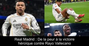 Real Madrid : De la peur à la victoire héroïque contre Rayo Vallecano